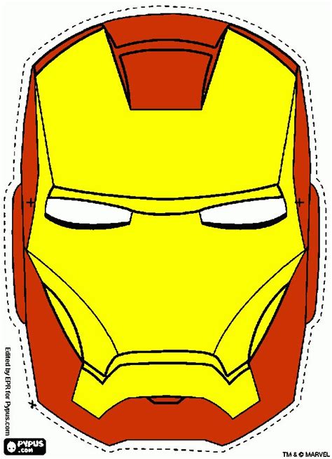 Mascara Do Homem De Ferro Para Imprimir - Resultado de imagen para para imprimir mascara do homem de ferro ...