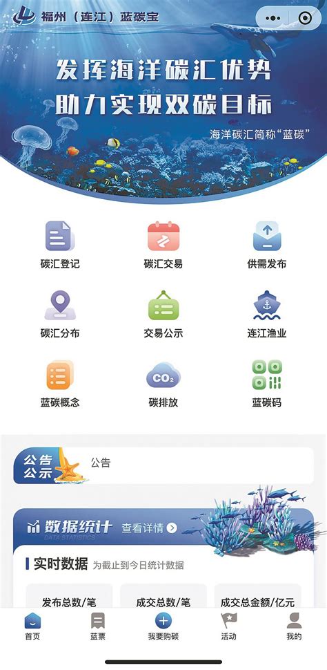渔业碳汇交易的探索 发展动态福建省人民政府门户网站