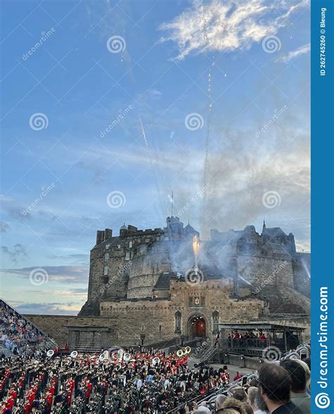 Edinburgh, Scotland - August 2022: Royal Edinburgh Military Tattoo ...