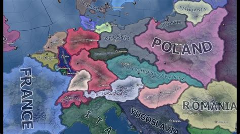 German Collapse What If France Divided Germany After The First World