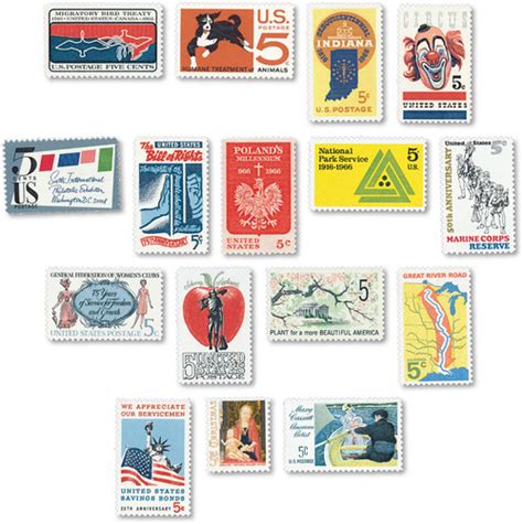 1309 1966 5c American Circus Mystic Stamp Company