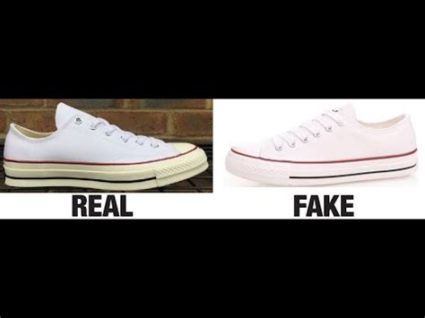 How To Spot Fake Converse All Star Trainers Sneakers Authentic Vs