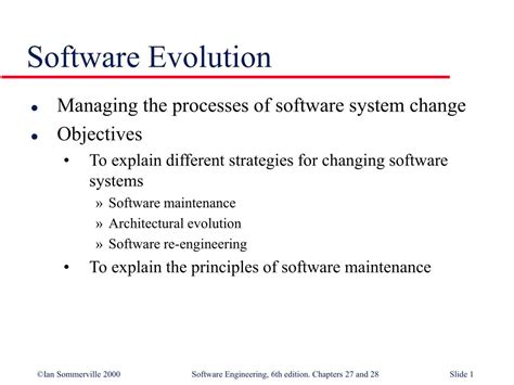 PPT - Software Evolution PowerPoint Presentation, free download - ID:501701
