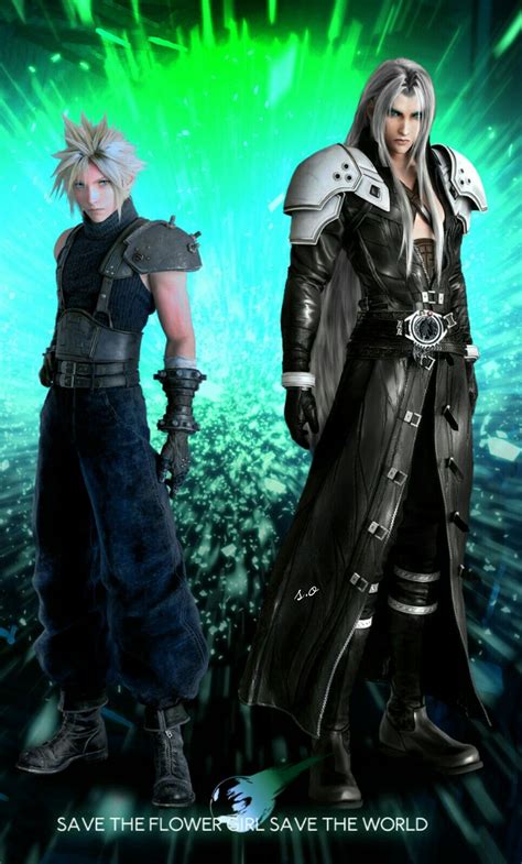 FF7R/cloud and sephiroth | Videojuegos