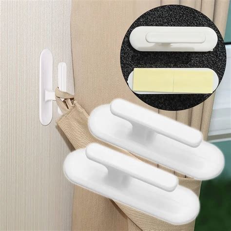 2pcs Practical Safety Adhesive Office Window Blind Cord Holder Blind Cord Hooks Curtain String