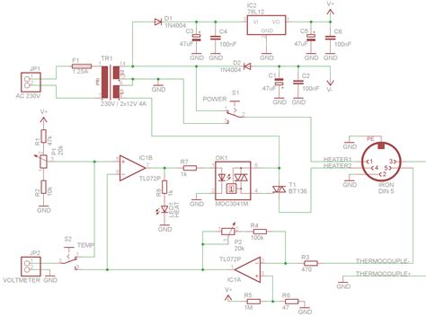 Automatic Electric Iron Circuit Diagram Circuit Diagrams Ele