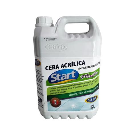 Cera Acrílica Master 5 Litros Start Cera Líquida Magazine Luiza