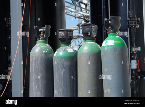 Gas Cylinders Storage Hi Res Stock Photography And Images Alamy