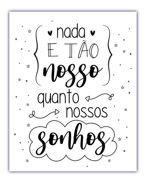 frase de letras positivas em português brasileiro perfeito para