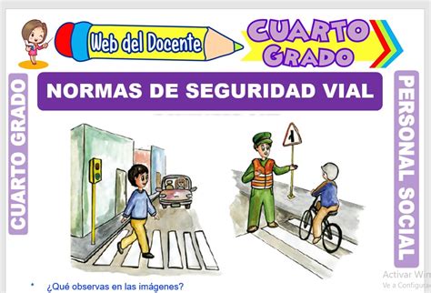 Normas De Seguridad Vial Para Cuarto Grado De Primaria 159408 Hot Sex