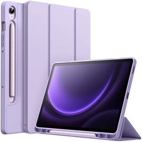 JETech Capa Para Samsung Galaxy Tab S9 FE 10 9 Polegadas S Pen