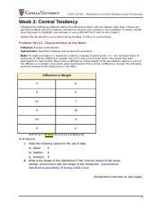 Cf U03a1 Amy Tongson Docx PSYC4700 Statistics For The Behavioral