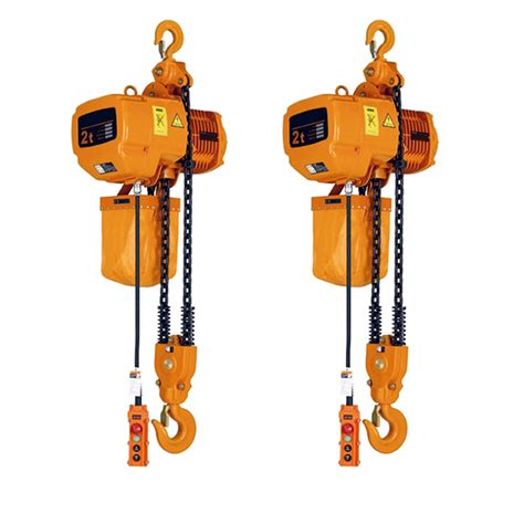 Ton Electric Chain Hoist With Electric Monorail Trolley China