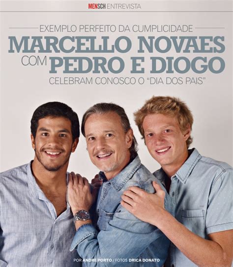 Pedro Novaes E Diogo Novaes - CAPA: Marcello Novaes com Pedro e Diogo celebram conosco o "Dia dos ...