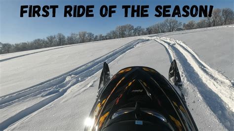 Ski Doo Mxz 700 First Ride Of The Season Skidoo Snowmobile