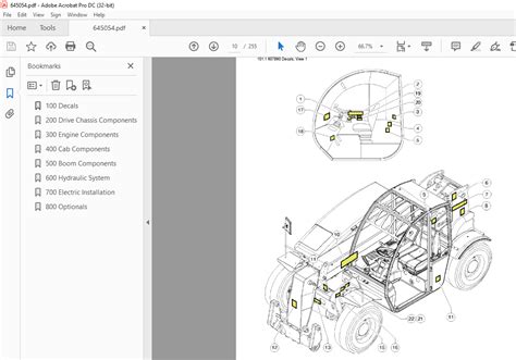 Genie Telehandler Gth 5519 Parts Manual 645054 Pdf Download Heydownloads Manual Downloads