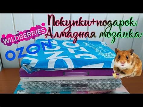 Мои покупки (Ozon, Wildberries). Алмазная мозаика. Пополнение хомячьей ...
