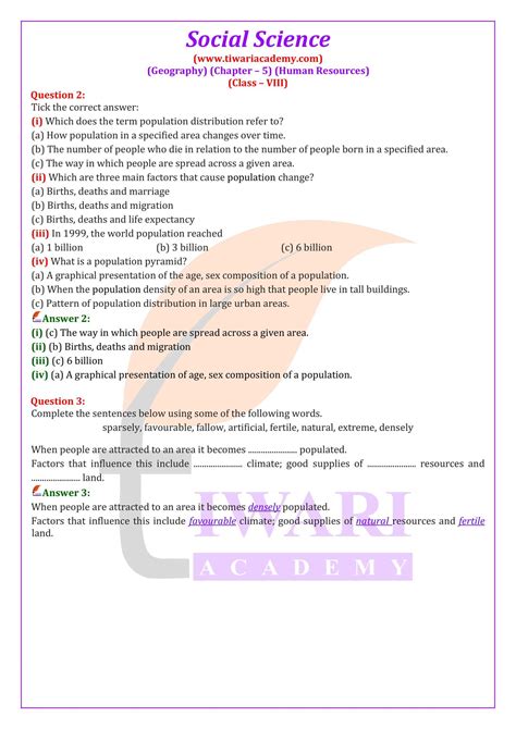 Ncert Solutions For Class 8 Social Science Geography Chapter 5