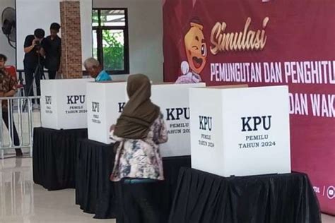 Kpu Bantul Gelar Simulasi Pemungutan Dan Penghitungan Suara