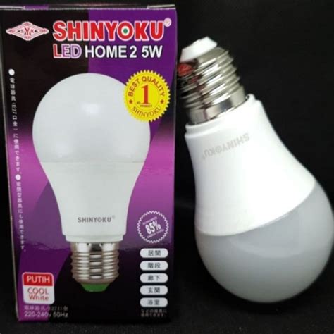 Jual Shinyoku Home 1 Lampu LED Putih 5 Watt 6500K SNI Shopee Indonesia