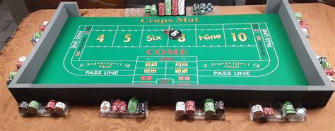 Craps Home Game Craps Mat