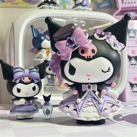 Rose Festival Kuromi Figura Tamanho Grande Melody Figure 17cm Sanrio