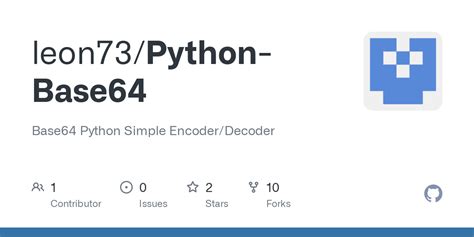 Github Leon Python Base Base Python Simple Encoder Decoder