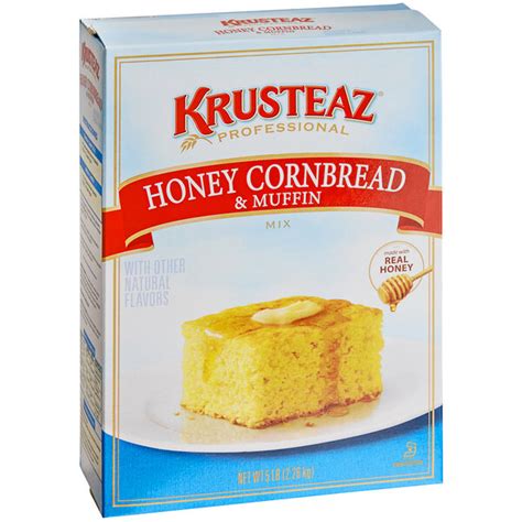 Krusteaz Professional Honey Cornbread And Muffin Mix 5 Lb