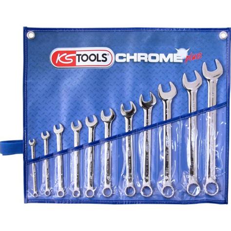 Ks Tools Chrome Plus Combination Spanner Set Offset