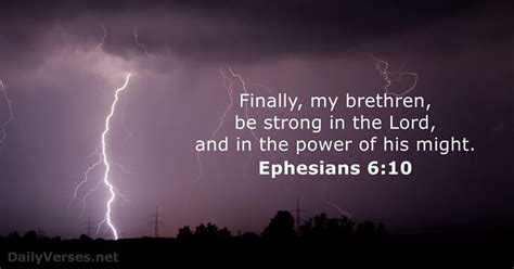 Ephesians 6 10 Bible Verse KJV DailyVerses Net