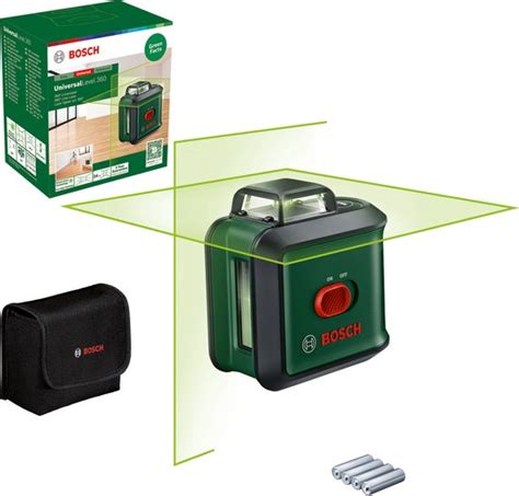 Bosch UniversalLevel 360 360 Kruislijnlaser Inclusief Opbergetui