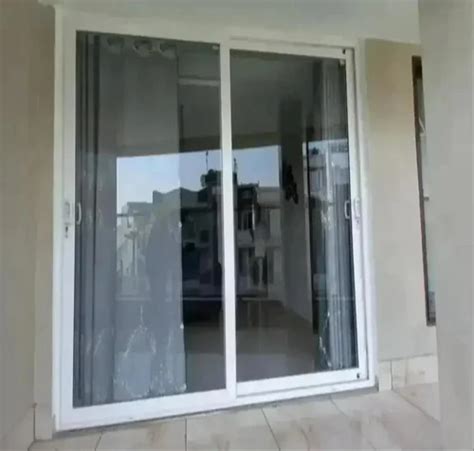 White Track Upvc Glass Sliding Door For Home Exterior At Rs Sq