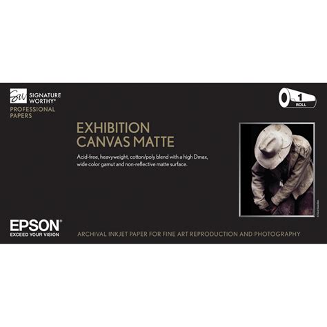 Epson Exhibition Canvas Matte Archival Inkjet Paper S045256 B H