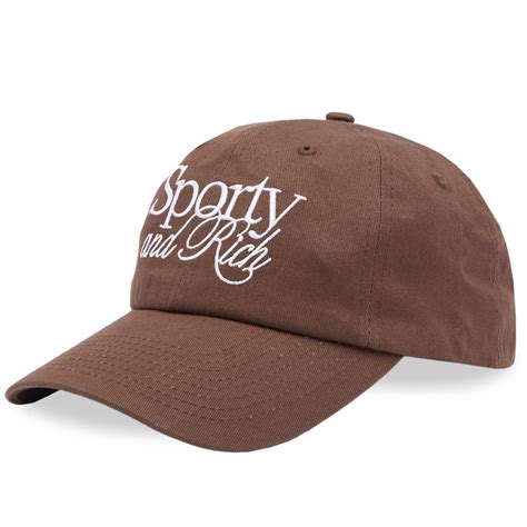 Sporty And Rich Sr Initiative Cap End Exclusive Chocolate And Cream