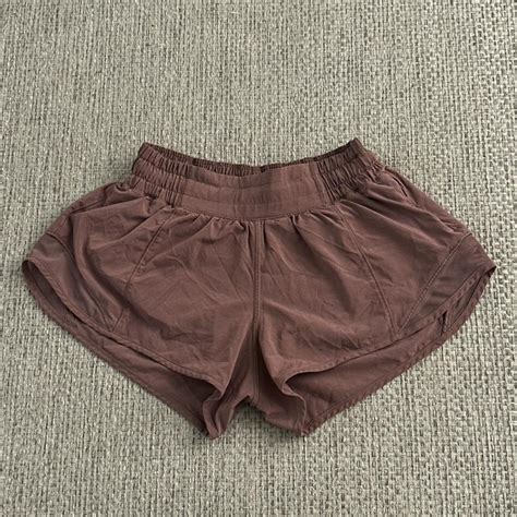 Lululemon Hottie Hot Shorts In Pink Taupe Size Depop