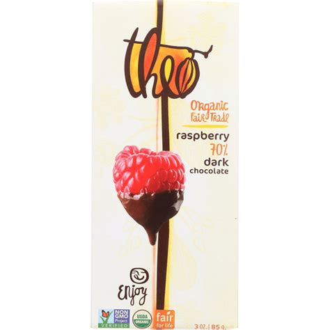 Theo Chocolate Organic Chocolate Bar Classic Dark Chocolate 70