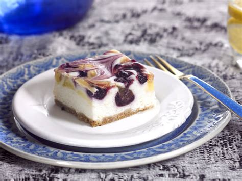 Vegan Lemon Blueberry Cheesecake Mademoiselle Desserts UK