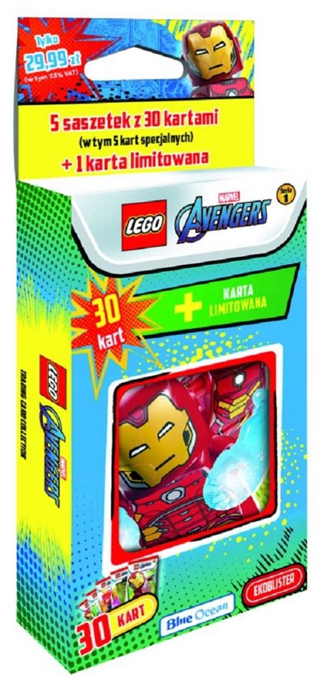 Купить Экоблистерные пакетики Lego Marvel Avengers Коллекционные карты ...