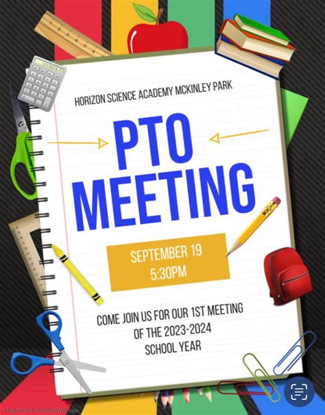 Save The Date First Pto Meeting Of The Year 919