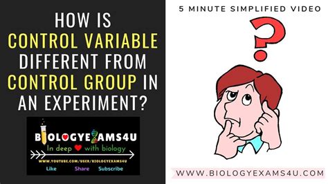 Difference Between Control Variable And Control Group In An Experiment