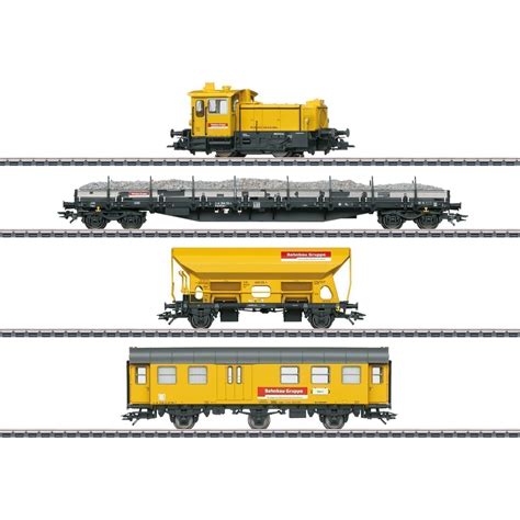 Zugpackung Bahnbau Gruppe mit Diesellok Köf III mit Telex Kupplung