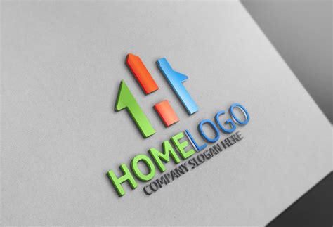 Letter House Logo ~ Logo Templates ~ Creative Market