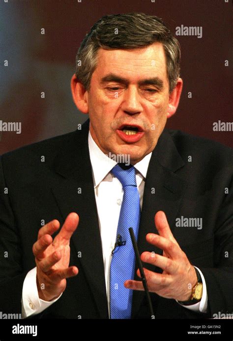 New Labour Leader Gordon Brown Delivers His Speech At The Special