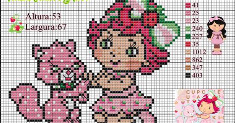 Zuzu Alessandra Pixel Art Anchor Strawberry Diy Cross Stitch Baby