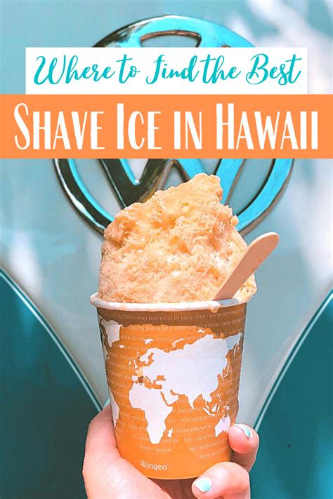 The Best Shave Ice in Hawaii! | Travel food, Travel eating, Best shave