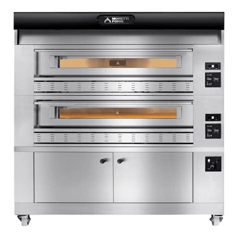 Moretti Forni P G Comp Liquid Propane Triple Deck Oven With Stand