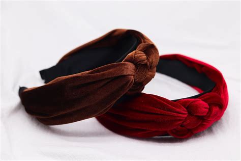 Womens Wide Velvet Plait Headband Twist Thick Braid Hairband Etsy