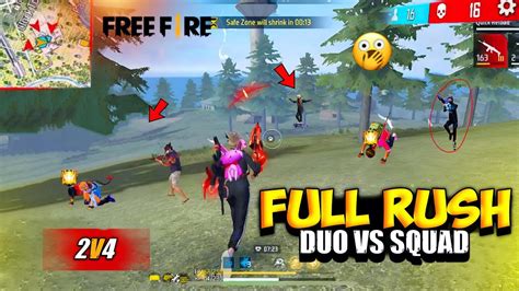 Duo Vs Squad Overpowered Full Rush 😱 Small Gaming Gameplay 🔥 Free Fire