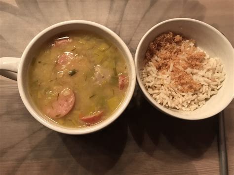 Traditional Dutch Food Split Pea Soup Or Erwtensoep Cosetteiscookin