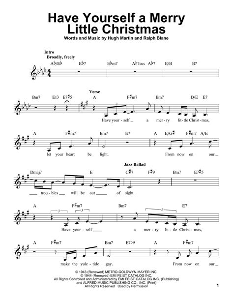 Have Yourself A Merry Little Christmas by Michael Bublé Sheet Music for